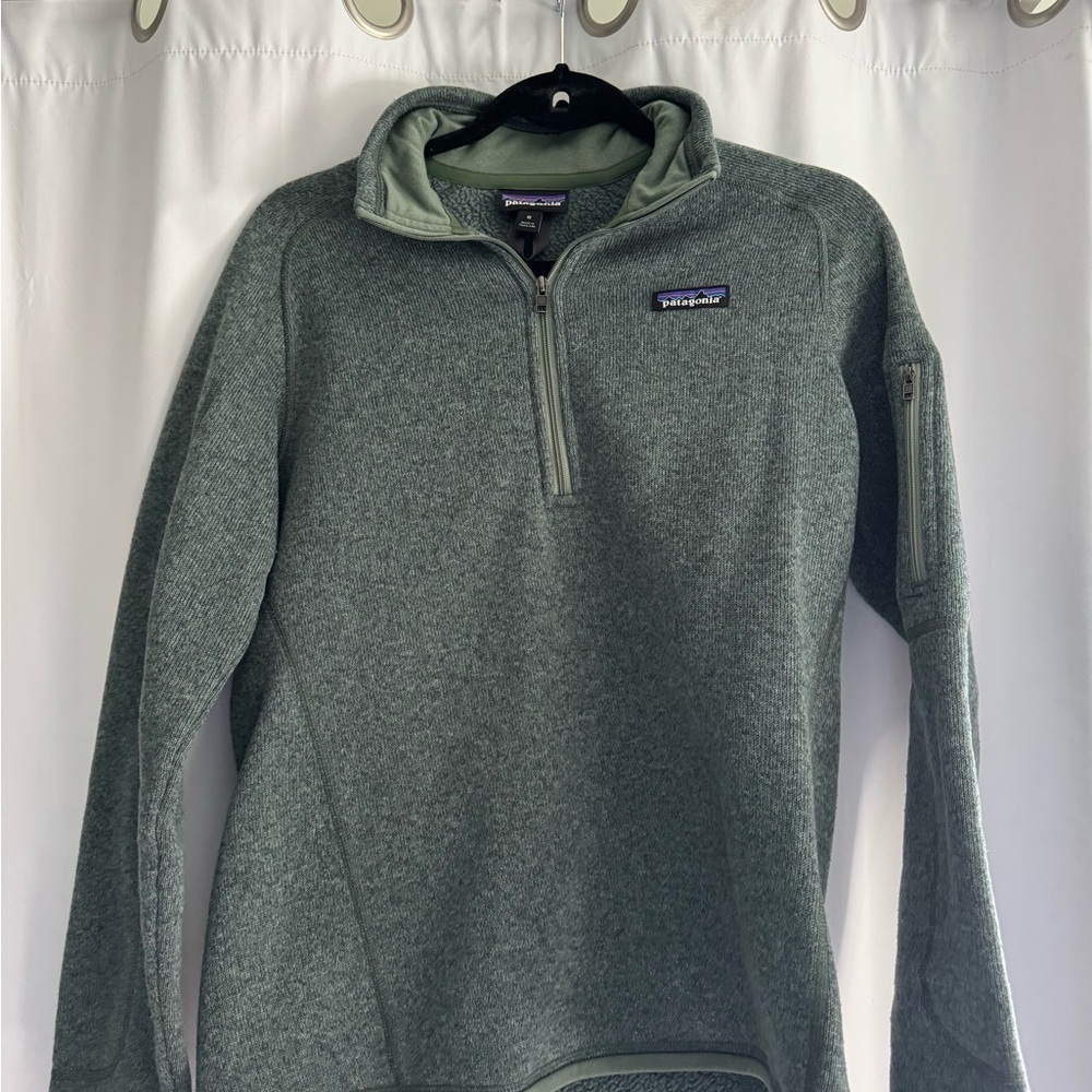 Patagonia Green Quarter-Zip Pullover